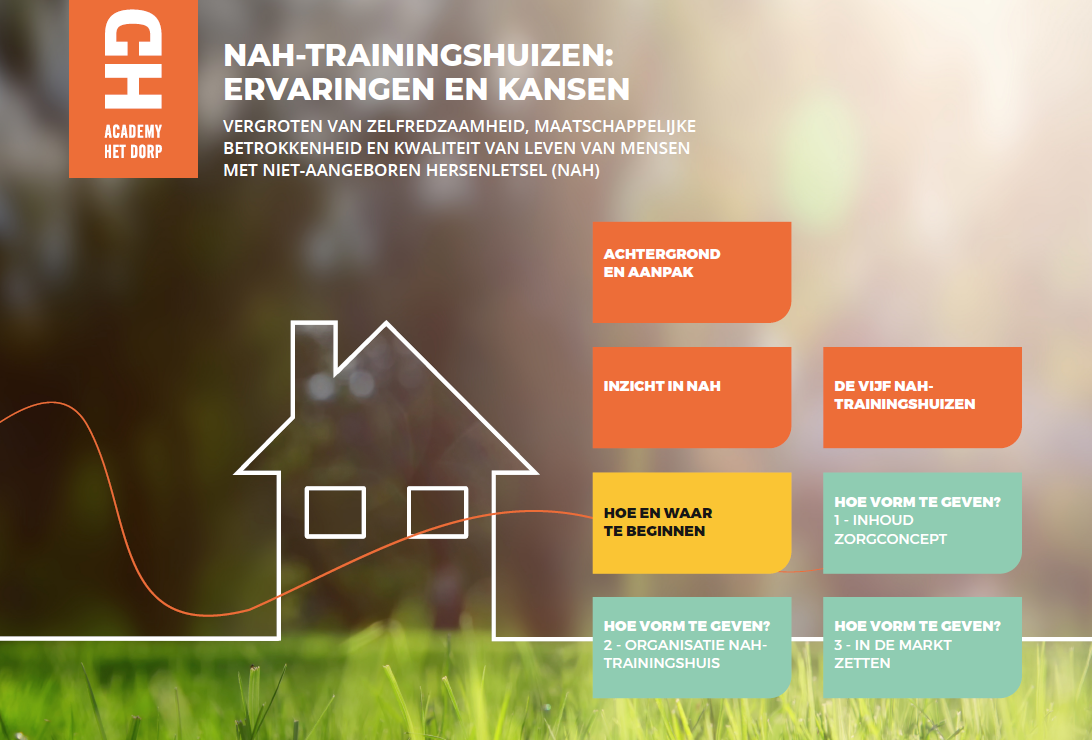 Rapport NAH-trainingshuizen: ervaringen en kansen